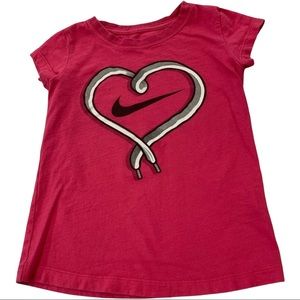 Nike hot pink T-shirt size 5